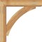 Ekena Millwork Thorton Block Rough Sawn Bracket w/ Offset Brace, Western Red Cedar, 6"W x 28"D x 28"H BKT0604X28X28THR05RWR - alternate 2